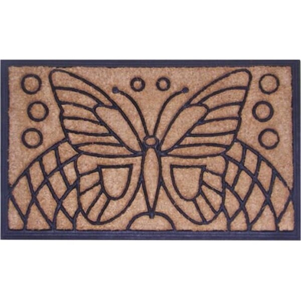 Imports Decor Inc Imports Decor 707RBCM Butterfly Novelty Doormat 707RBCM - main